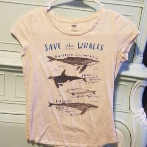 Save the Whales Tee